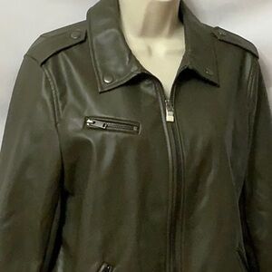 NWT, Apt.9 Faux Leather Jacket, Size M